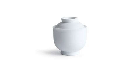 Mini Lidded Container - White