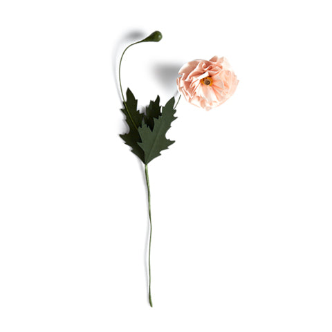 Paper Flower - Pink Poppy (OUT OF STOCK)
