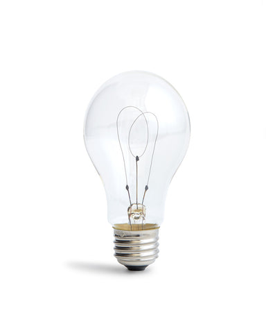 Carbon Filament Light Bulb - Oblong - Small Oblong Carbon Filament 'K-60'