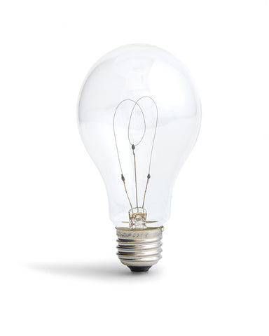 Carbon Filament Light Bulb - Oblong - Large Oblong Carbon Filament 'K-70'