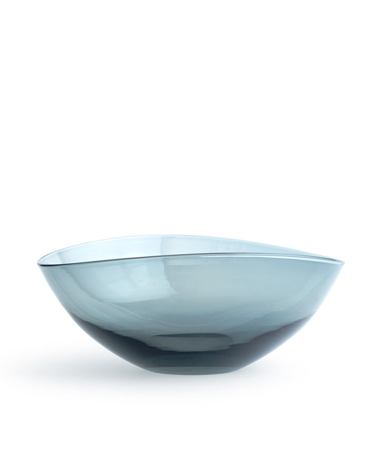 Glass Lotus Bowl Large - Black (OUT OF STOCK)