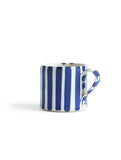 Striped Coffee Cup - Even Blue, Even White (OUT OF STOCK)