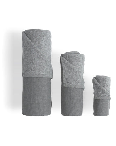 Sumi Gauze and Pile Towels (OUT OF STOCK) - Towel Set - 1 face, 1 hand, 1 body (OUT OF STOCK)