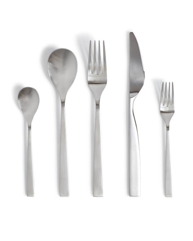 Sunao Cutlery - Set of 5 (Teaspoon, Spoon, Fork, Knife, Dessert Fork)