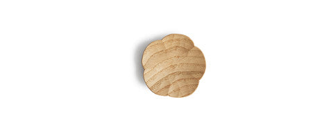 Carved Chestnut Dish - Ume (OUT OF STOCK)