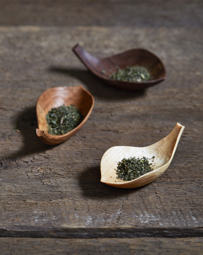 Lotus Tea Scoop - Walnut (OUT OF STOCK)