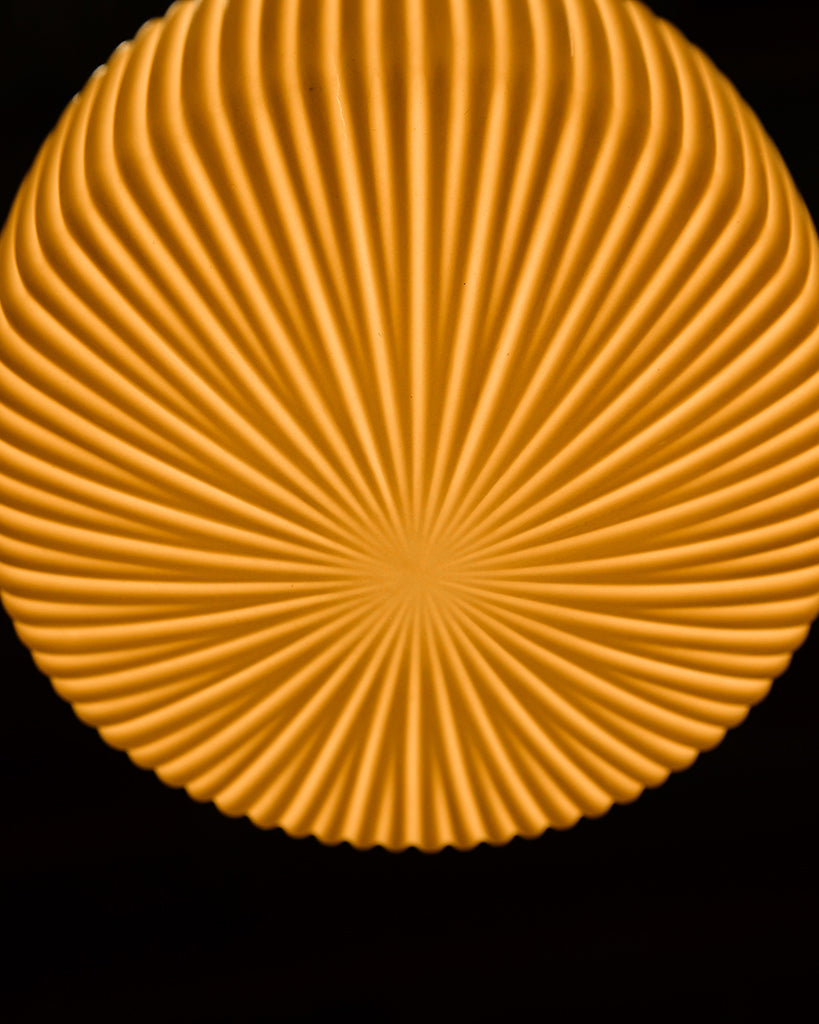 Porcelain Pendant - Ridge Drop