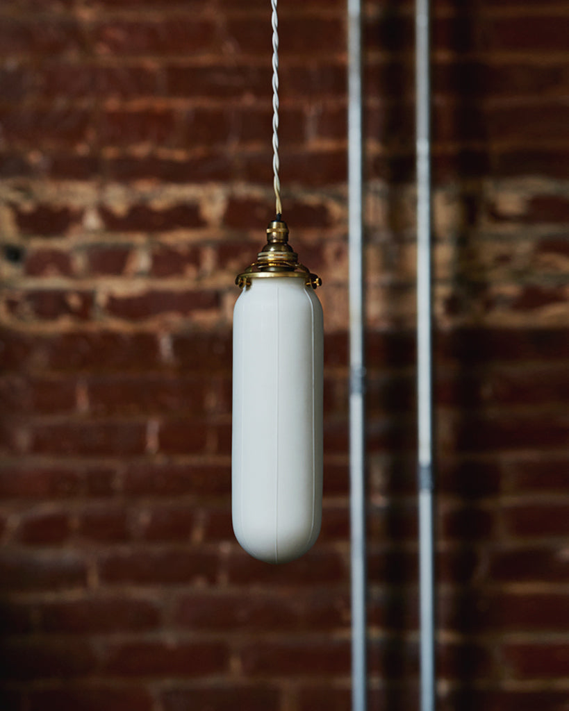 Porcelain Pendant - Fine Line Slim