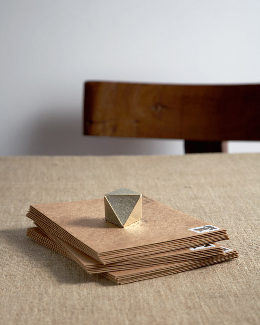 Triangle Paperweight Brass Paperweight - Triangle – Nalata Nalata