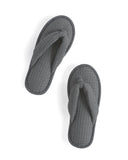 Charcoal Waffle Slippers (OUT OF STOCK)