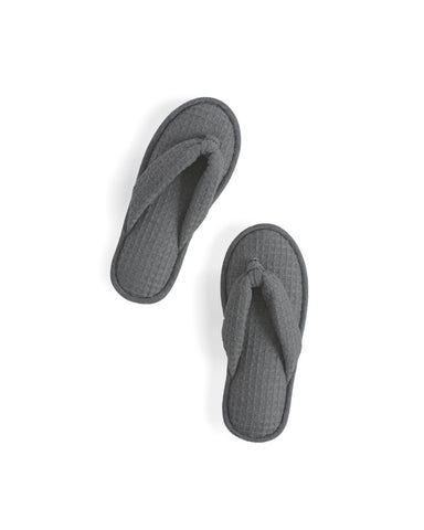 Charcoal Waffle Slippers (OUT OF STOCK) - Small (OUT OF STOCK)