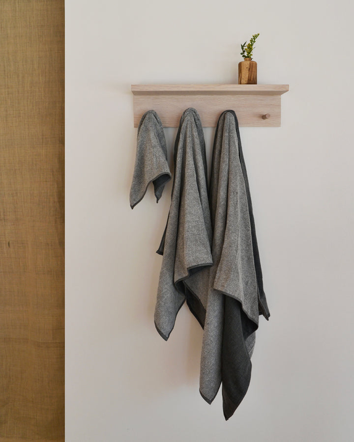 Holder for kitchen towels MIAOU Koziol organic grey 