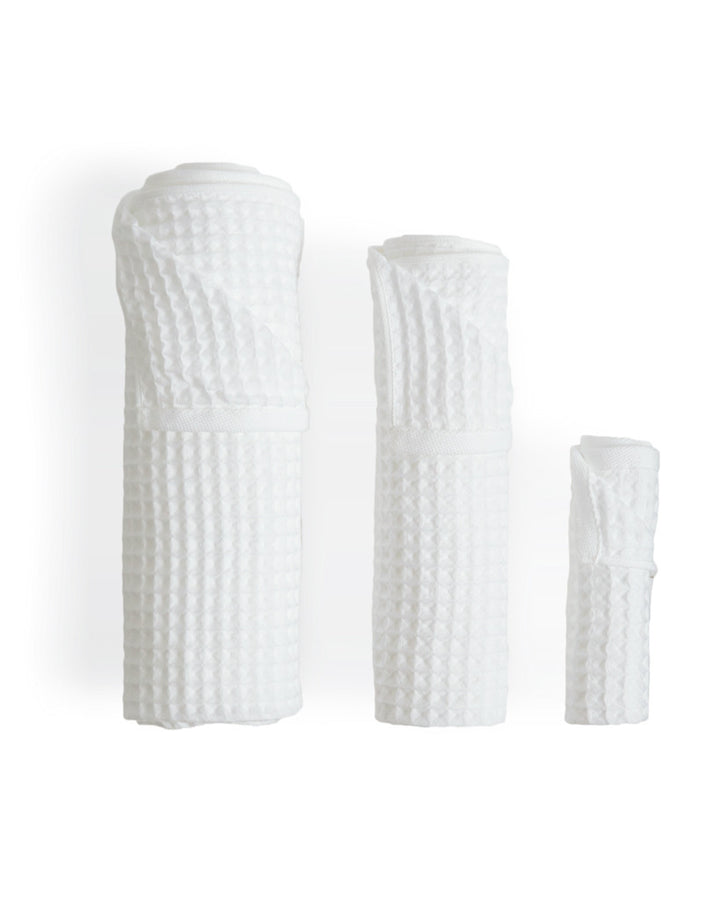 Waffle Hand Towel White - urbAna