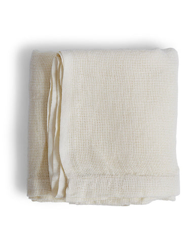 Linen Blanket - White