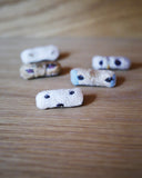 Embroidered Eye Brooch - Polar Bear