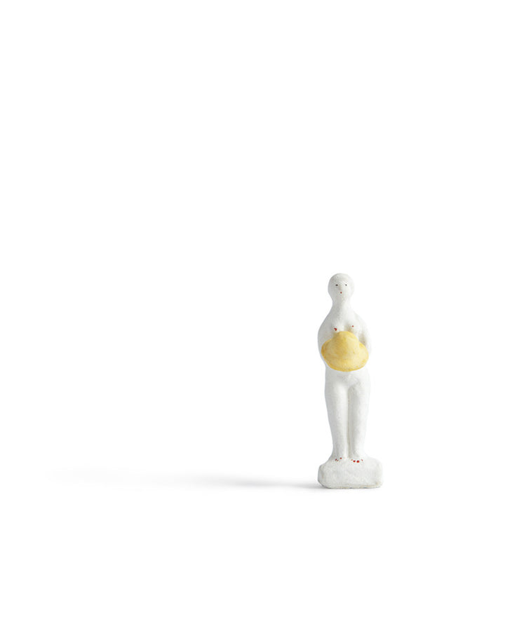 Figurine of Woman with Rain Hat (OUT OF STOCK)