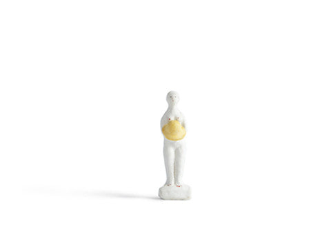 Figurine of Woman with Rain Hat (OUT OF STOCK)